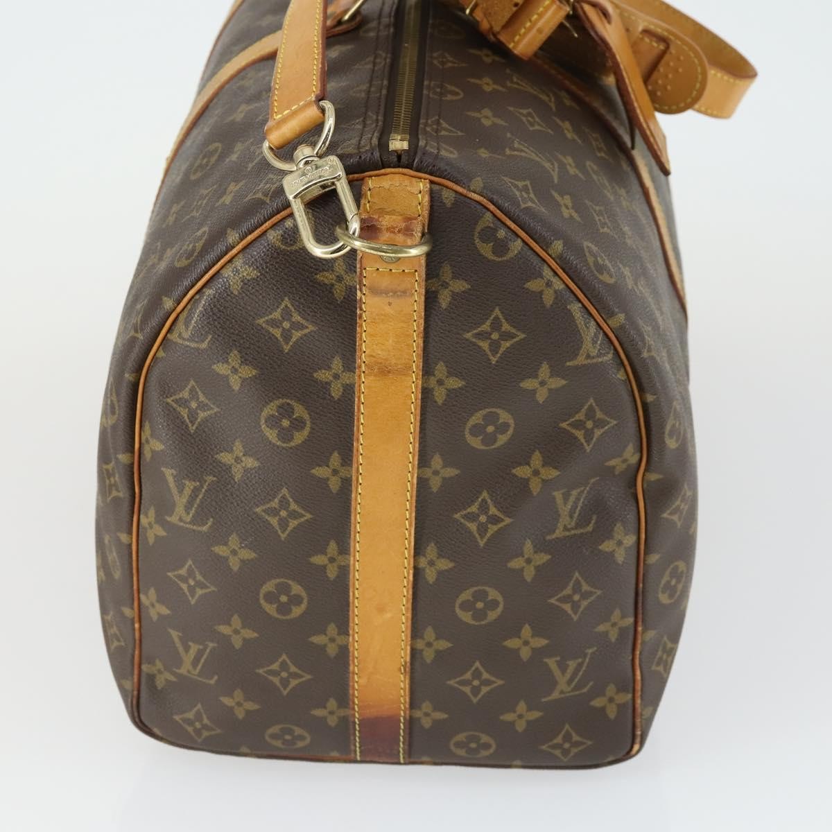 Louis Vuitton Keepall Bag Monogram Canvas Brown Canvas Travel Bag