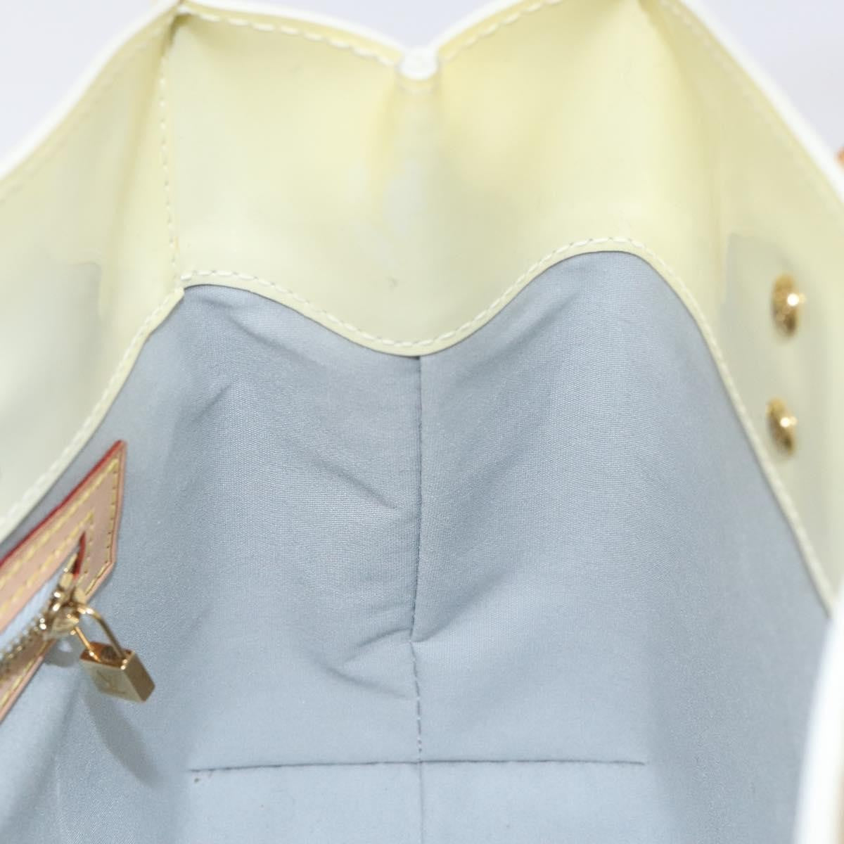 Louis Vuitton Reade Handbag Monogram Vernis Beige Patent_Leather Bag