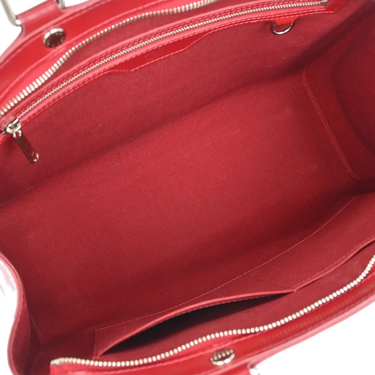 Louis Vuitton Brea Handbag Epi Leather Red Leather Tote Bag