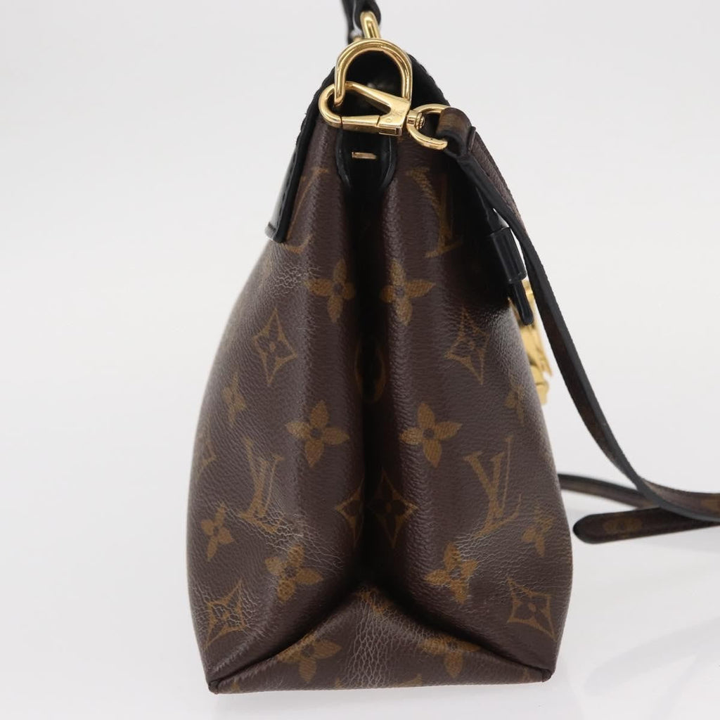 Louis Vuitton One Handle Flap Bag Monogram Canvas And Leather Brown Canvas Handbag