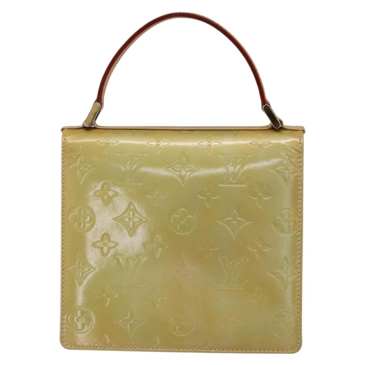 Louis Vuitton Spring Street Nm Handbag Patent Leather Gray Patent_Leather Handbag