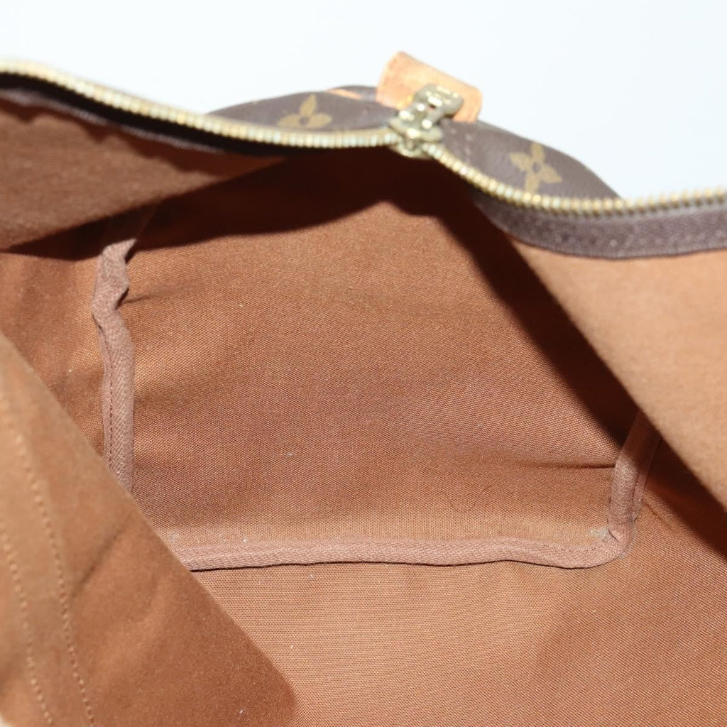 Louis Vuitton Keepall Bag Monogram Canvas Brown Canvas Travel Bag