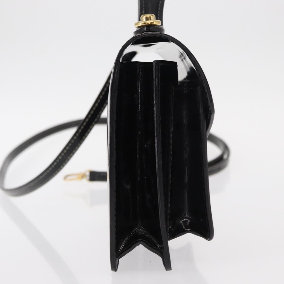 Louis Vuitton Monceau Handbag Vernis Black Patent_Leather Handbag