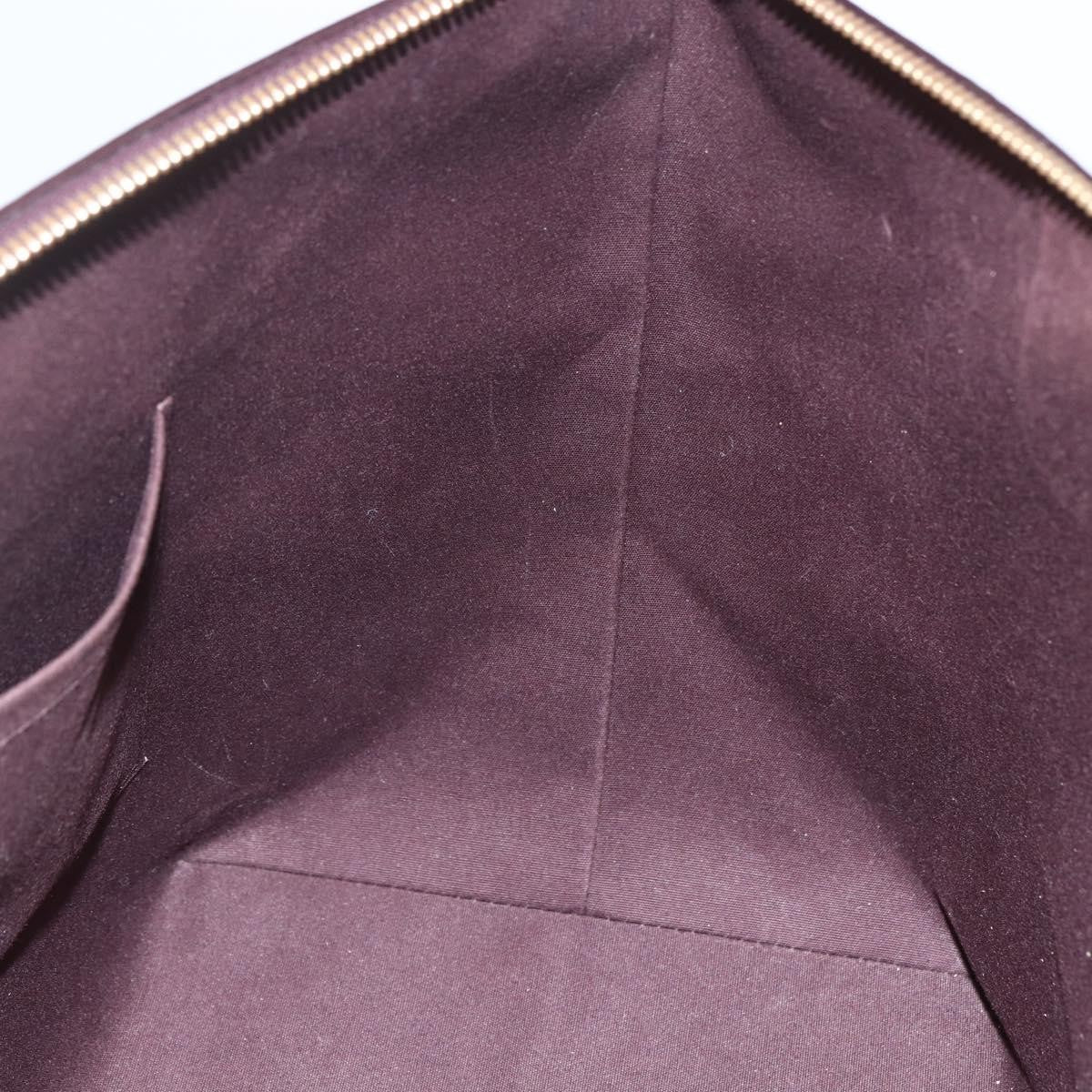 Louis Vuitton Bellevue Handbag Monogram Vernis Burgundy Patent_Leather Tote Bag