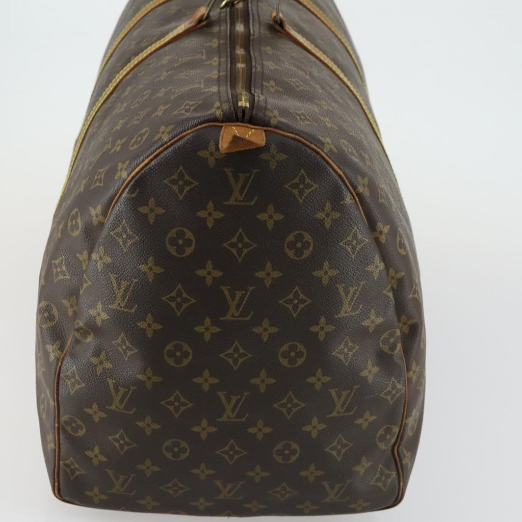 Louis Vuitton Keepall Bag Monogram Canvas Brown Canvas Travel Bag