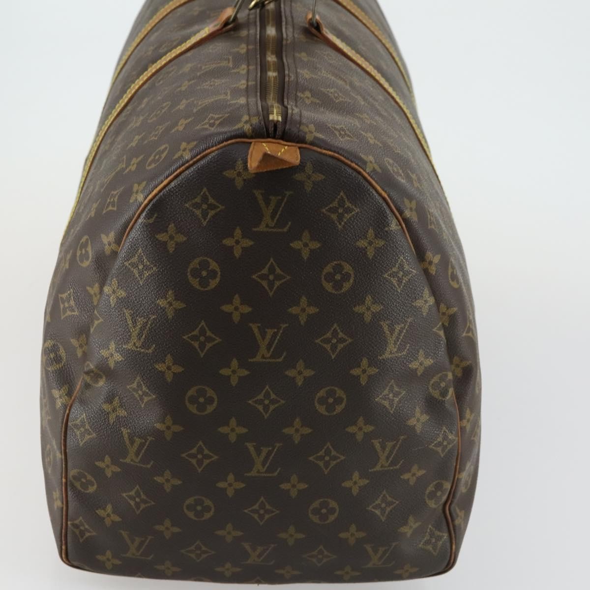Louis Vuitton Keepall Bag Monogram Canvas Brown Canvas Travel Bag