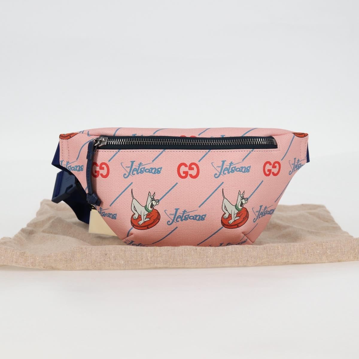 Gucci Children's Belt Bag Gucci X The Jetsons Pink Pvc Shoulder Bag Bag (Pre-Owned)