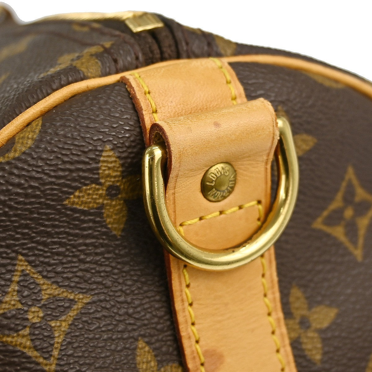 Louis Vuitton Keepall Bag Monogram Canvas Brown Canvas Travel Bag