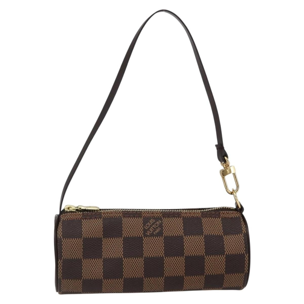 Louis Vuitton Papillon Pochette Damier Brown Canvas Clutche & Pouche Bag