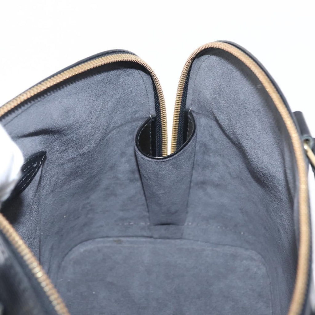 Louis Vuitton Alma Handbag Epi Leather Black Leather Handbag
