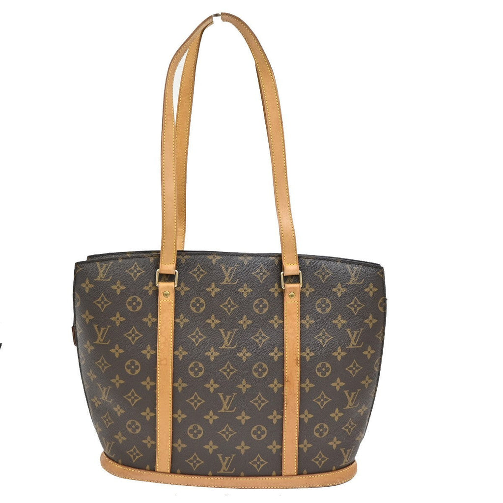 Louis Vuitton Babylone Handbag Monogram Canvas Brown Canvas Shoulder Bag