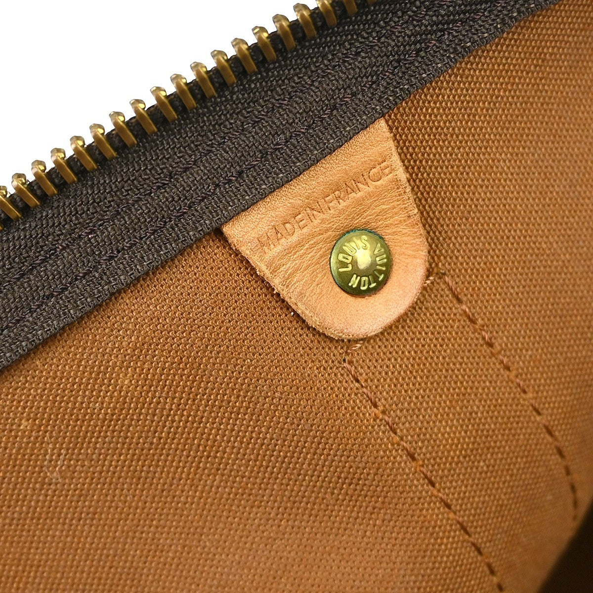 Louis Vuitton Keepall Bag Monogram Canvas Brown Canvas Travel Bag