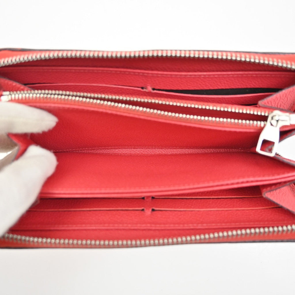 Louis Vuitton Portefeuille Zippy Monogramme Empreinte Monogramme Empreinte Red Leather Wallets Accessory