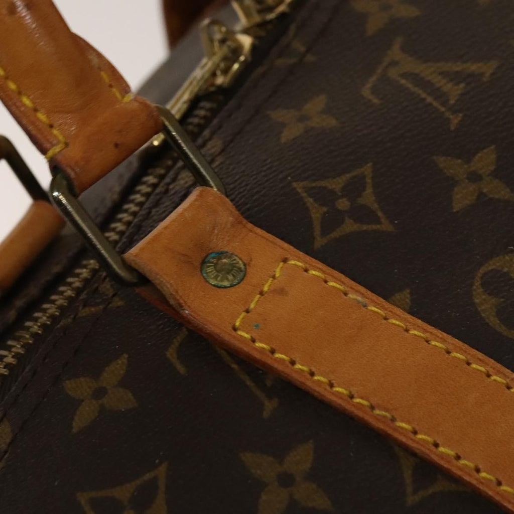 Louis Vuitton Keepall Bag Monogram Canvas Brown Canvas Travel Bag