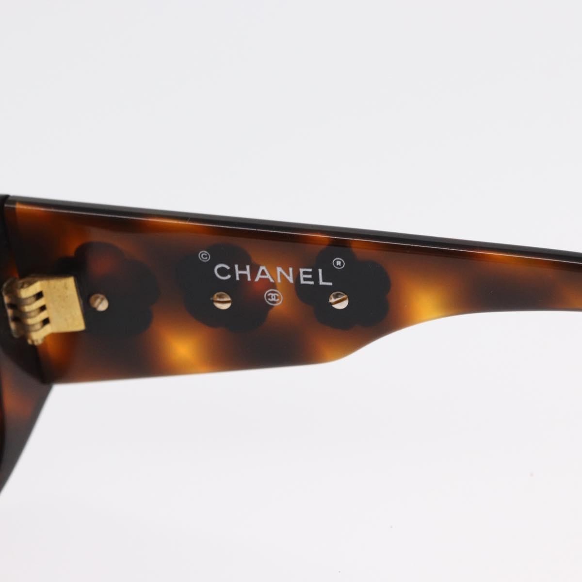 Chanel Camélia Sunglasses Plastic Brown Plastic Sunglasse Accessory