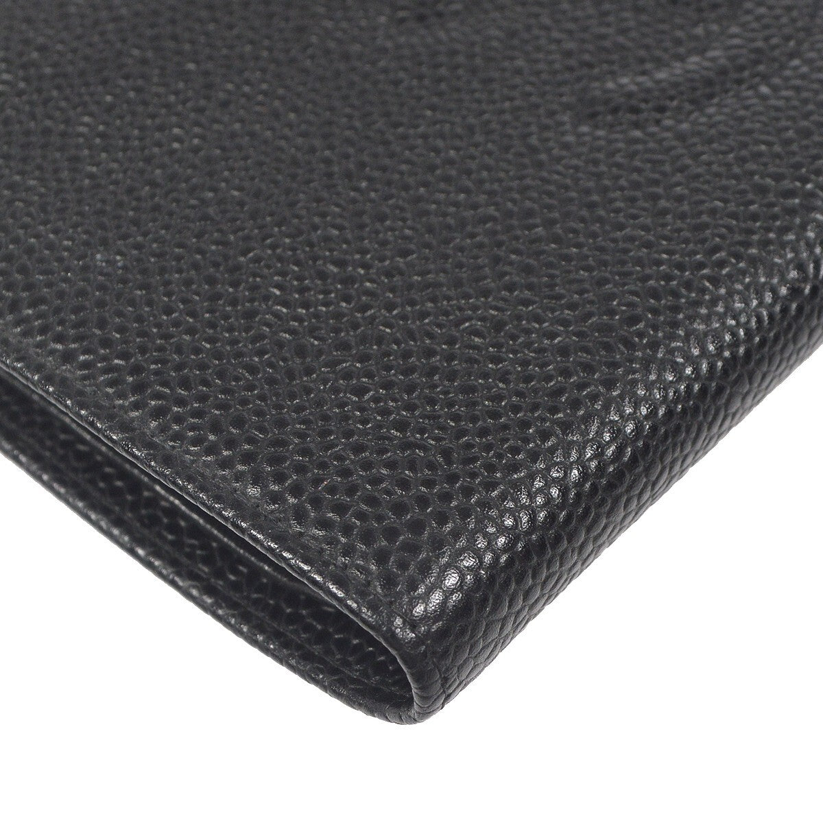 Chanel Timeless Cc French Wallet Caviar Black Leather Wallets Accessory