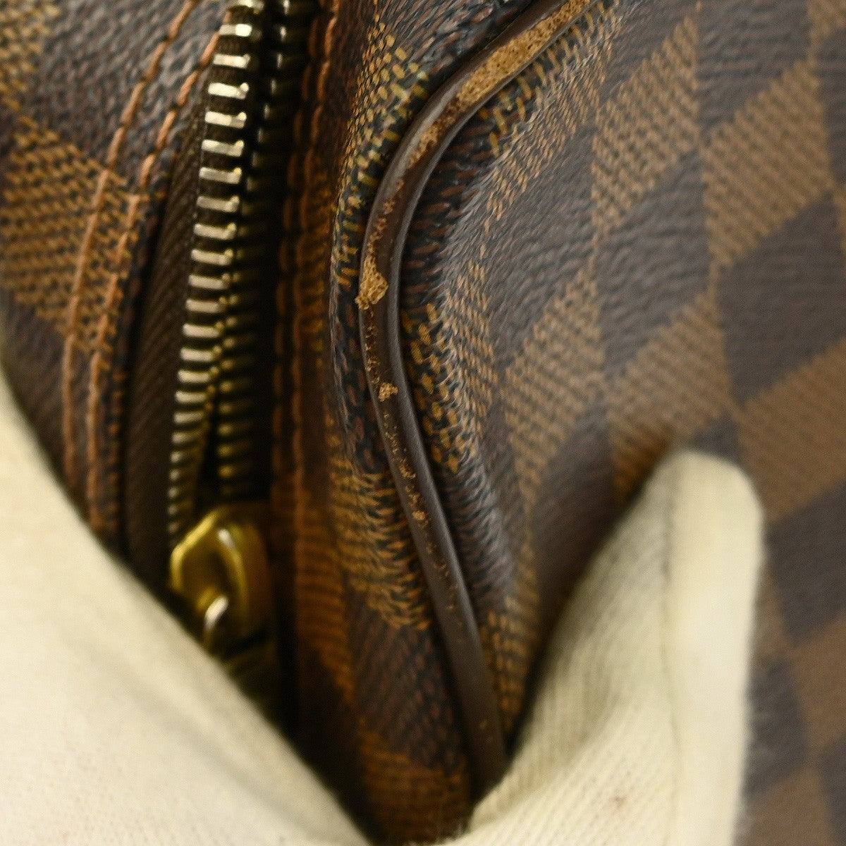 Louis Vuitton Olav Handbag Damier Brown Canvas Shoulder Bag