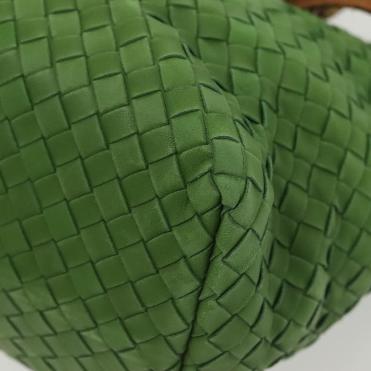 Bottega Veneta Intrecciato Leather Green Leather Handbag