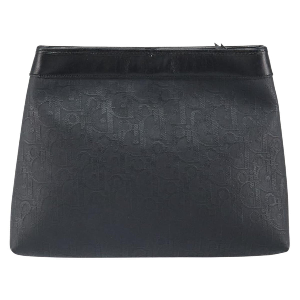 Christian Dior Trotter Pouch Canvas Black Canvas Clutche & Pouche Bag (Pre-Owned)