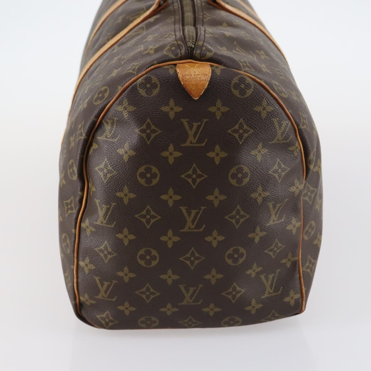Louis Vuitton Keepall Bag Monogram Canvas Brown Canvas Travel Bag