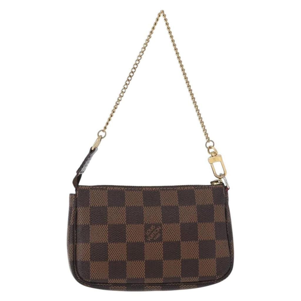 Louis Vuitton Pochette Accessoires Limited Edition Damier Brown Canvas Clutche & Pouche Bag