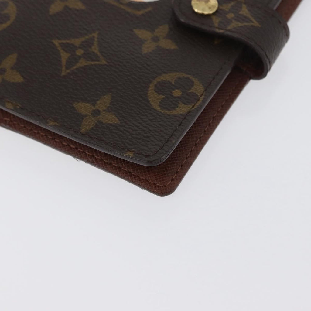Louis Vuitton Agenda Cover Monogram Panda Brown Canvas Wallets Accessory
