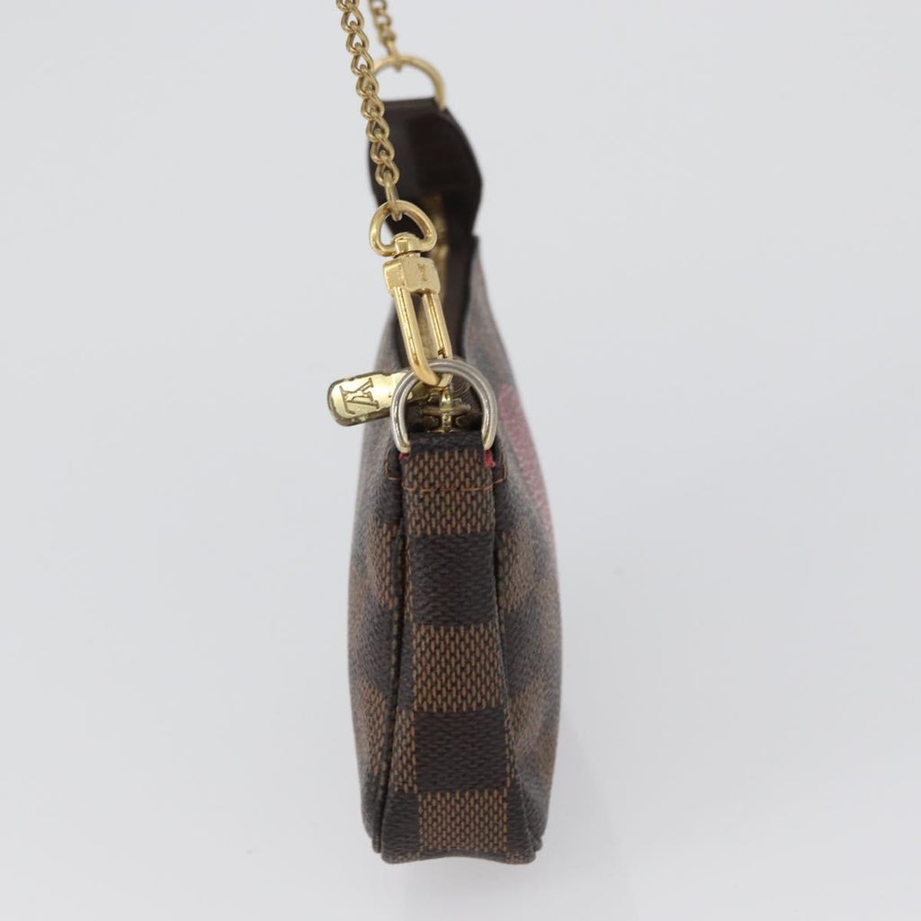 Louis Vuitton Pochette Accessoires Limited Edition Damier Brown Canvas Clutche & Pouche Bag