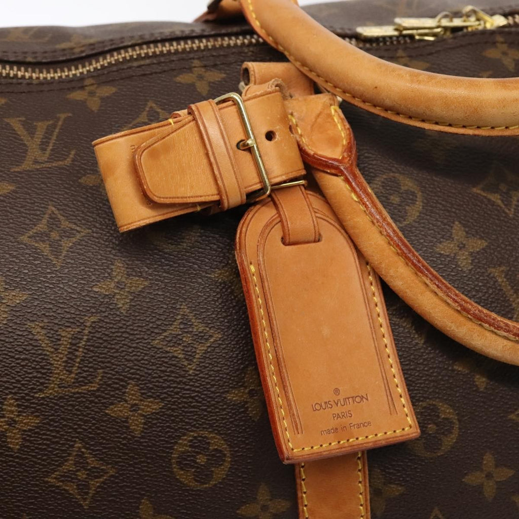 Louis Vuitton Keepall Bag Monogram Canvas Brown Canvas Travel Bag