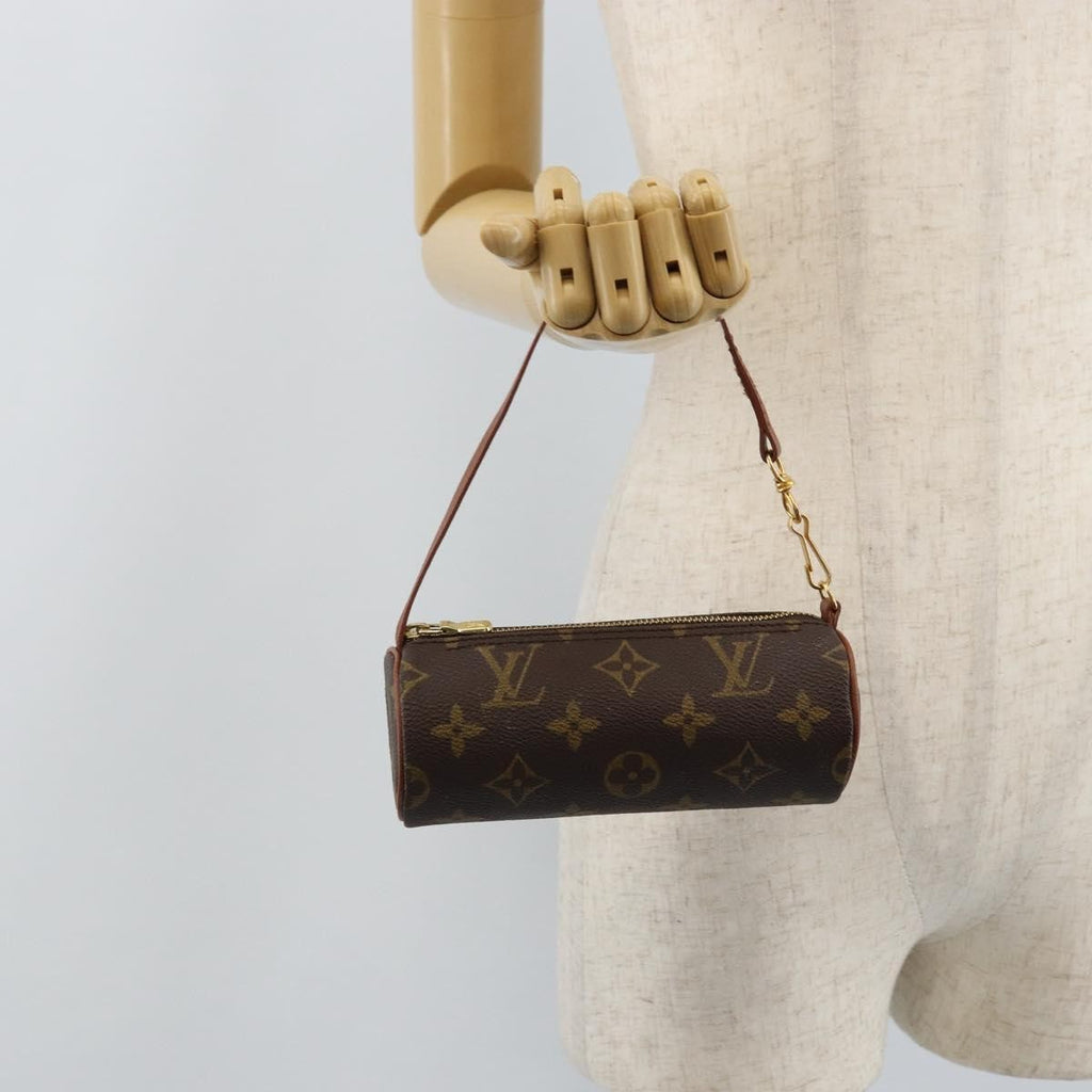Louis Vuitton Papillon Pochette Monogram Canvas Brown Canvas Clutche & Pouche Bag