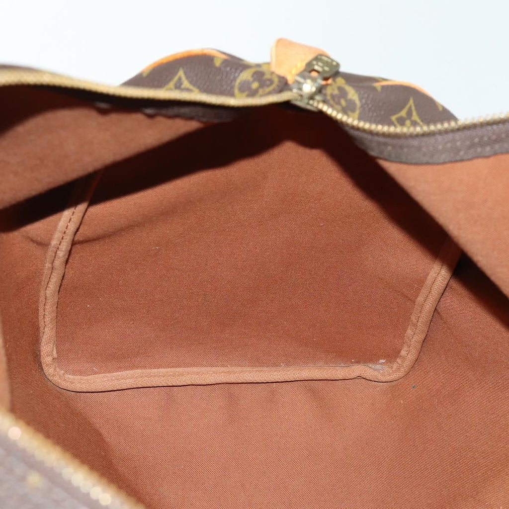 Louis Vuitton Keepall Bag Monogram Canvas Brown Canvas Travel Bag