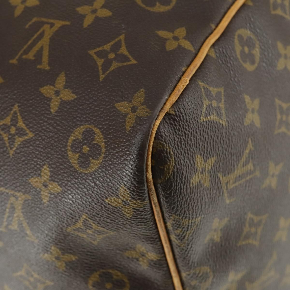 Louis Vuitton Keepall Bag Monogram Canvas Brown Canvas Travel Bag