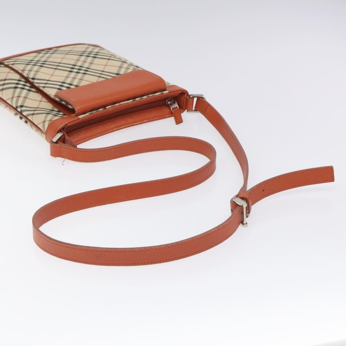Burberry Nova Check Shoulder Bag Canvas And Leather Beige Canvas Shoulder Bag