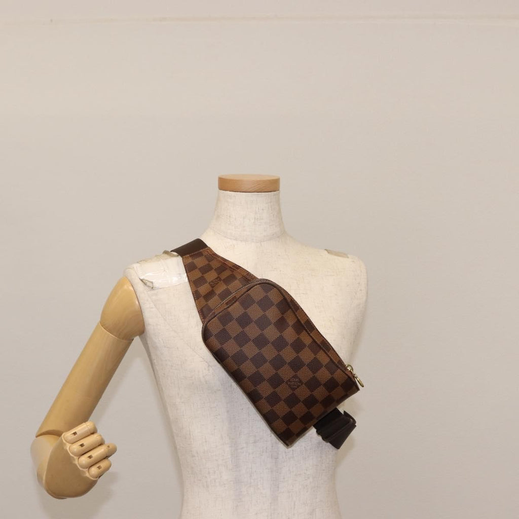 Louis Vuitton Geronimos Waist Bag Damier Brown Canvas Shoulder Bag