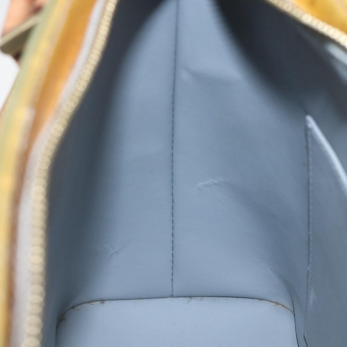 Louis Vuitton Houston Handbag Monogram Vernis Green Patent_Leather Tote Bag