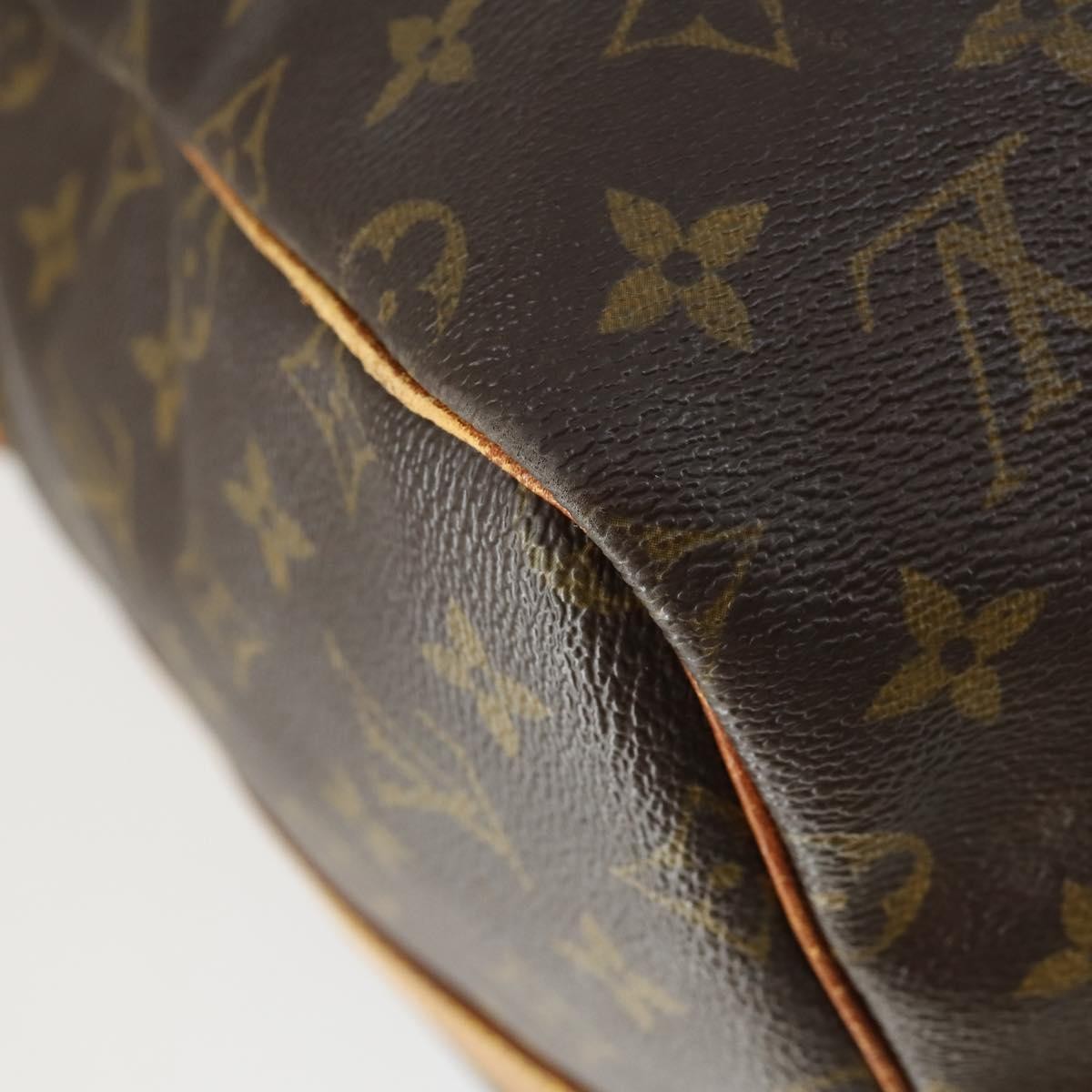 Louis Vuitton Keepall Bandouliere Bag Monogram Canvas Brown Canvas Travel Bag