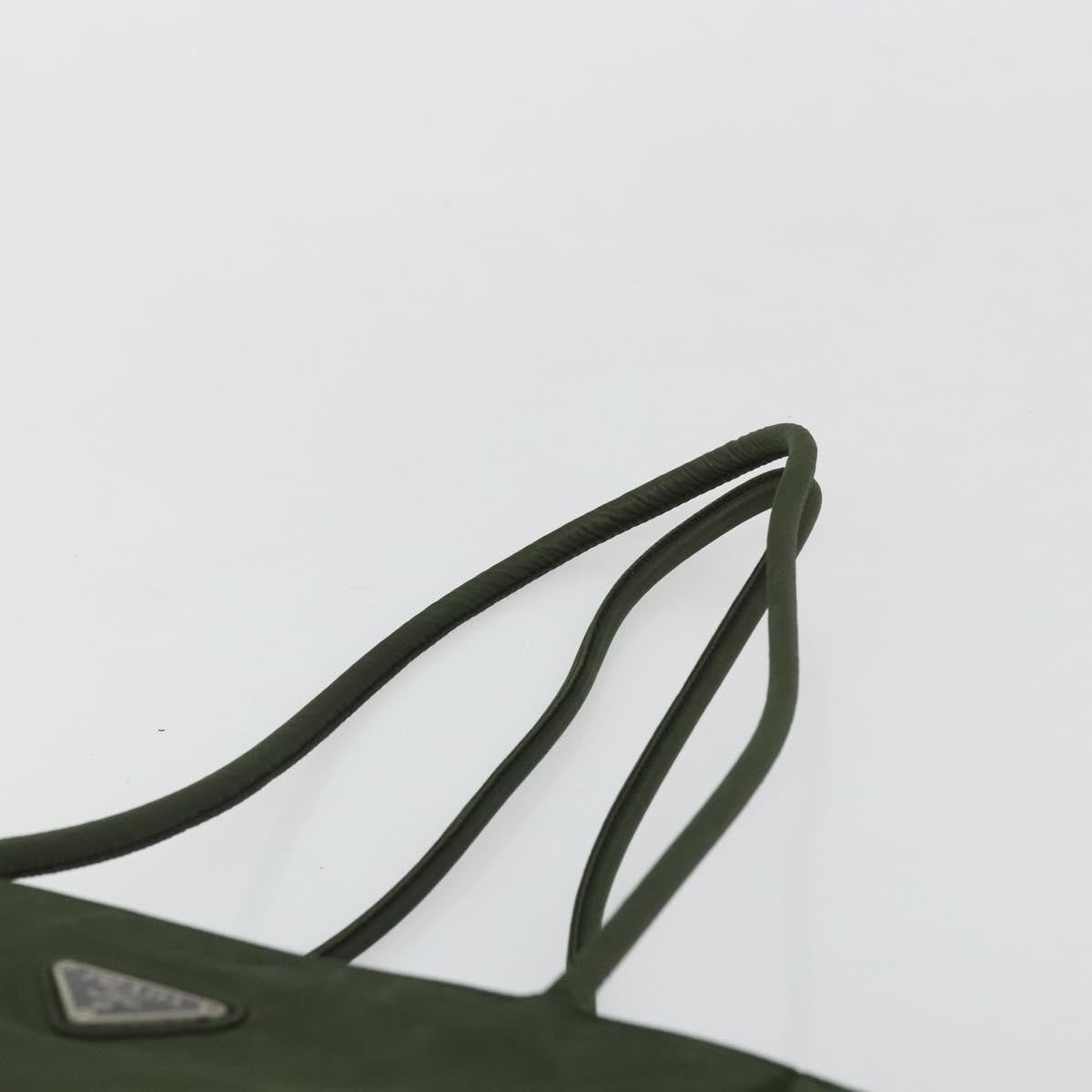 Prada Vintage Tote Tessuto Green Nylon Tote Bag Bag