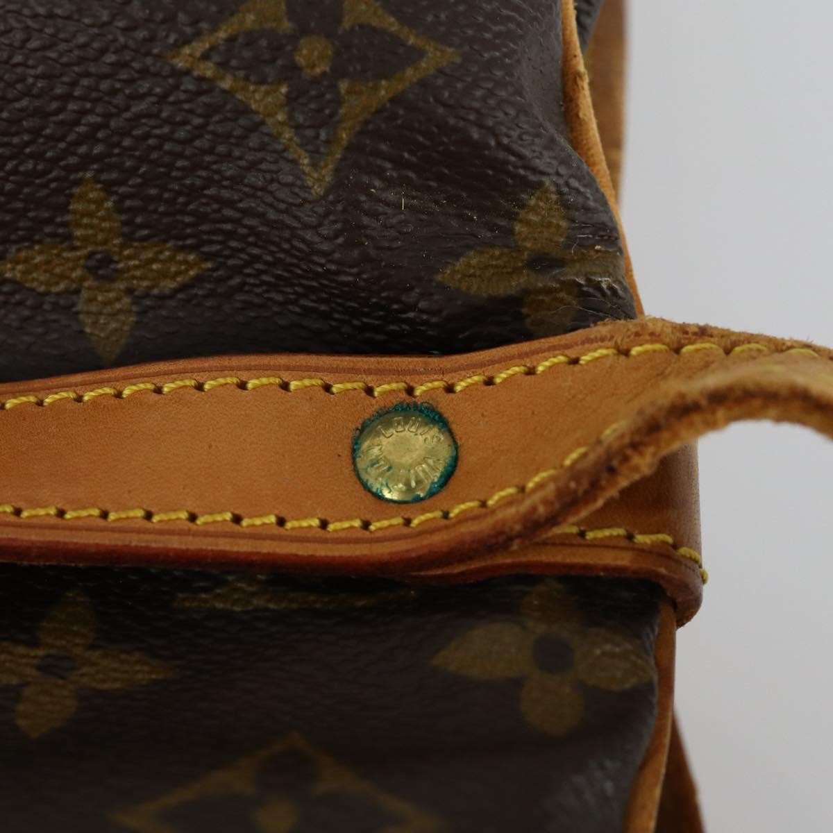 Louis Vuitton Saumur Handbag Monogram Canvas Brown Canvas Shoulder Bag