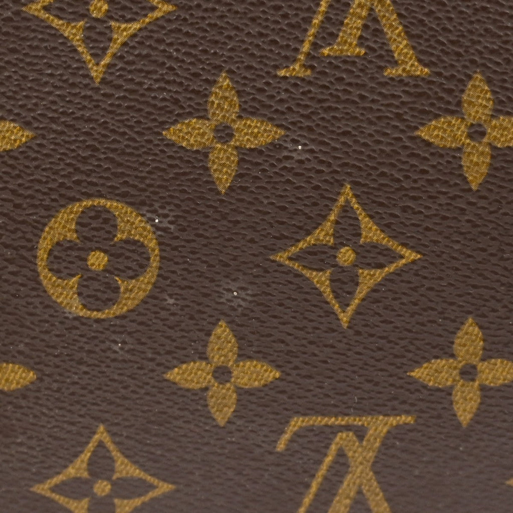 Louis Vuitton Cartouchiere Handbag Monogram Canvas Brown Canvas Crossbody Bag