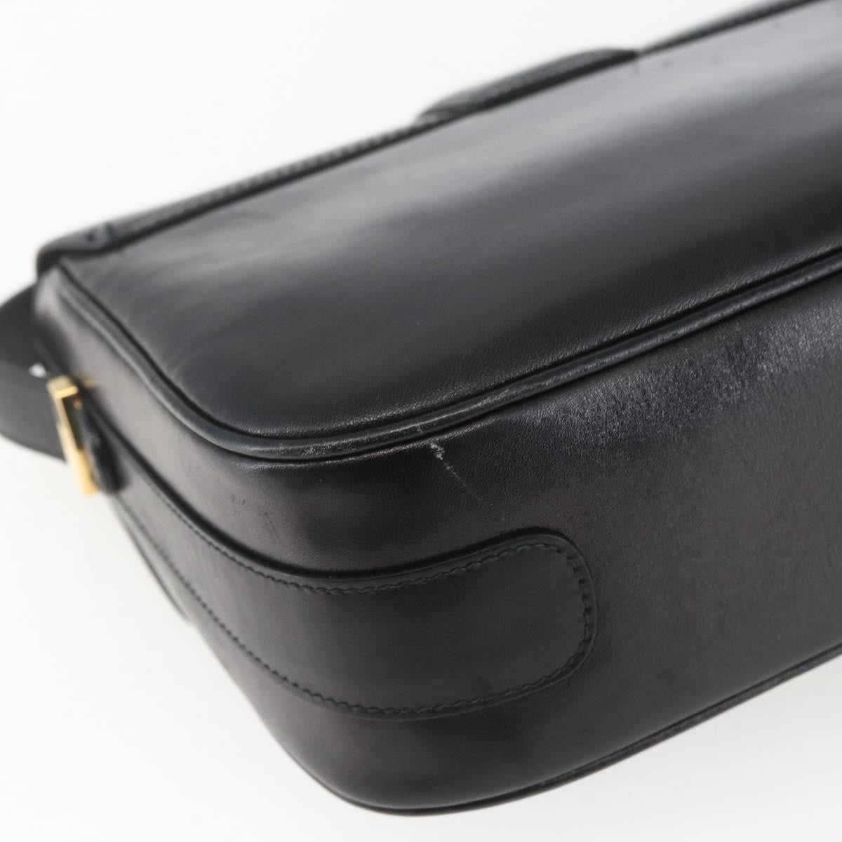 Celine Horse Carriage Shoulder Bag Leather Black Leather Shoulder Bag Bag