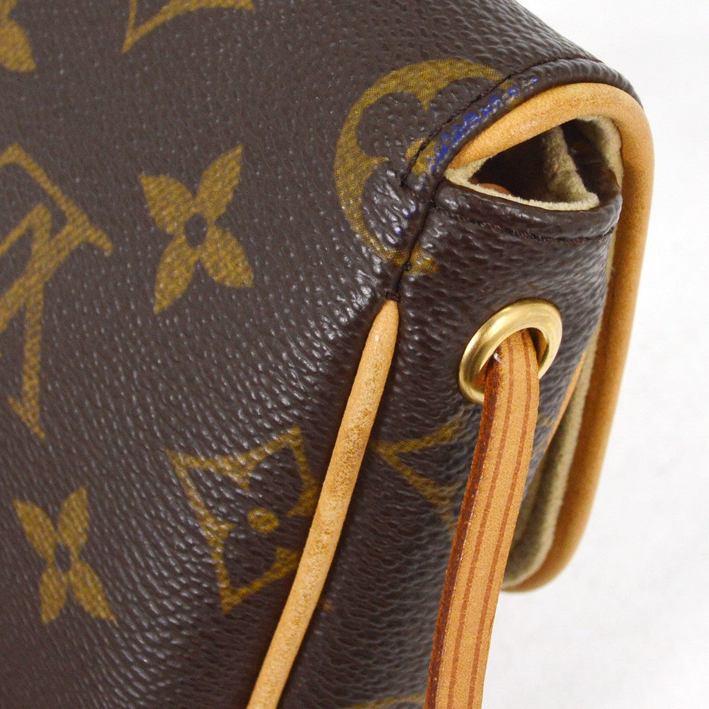 Louis Vuitton Cancun Pochette Monogram Canvas Brown Canvas Clutche & Pouche Bag