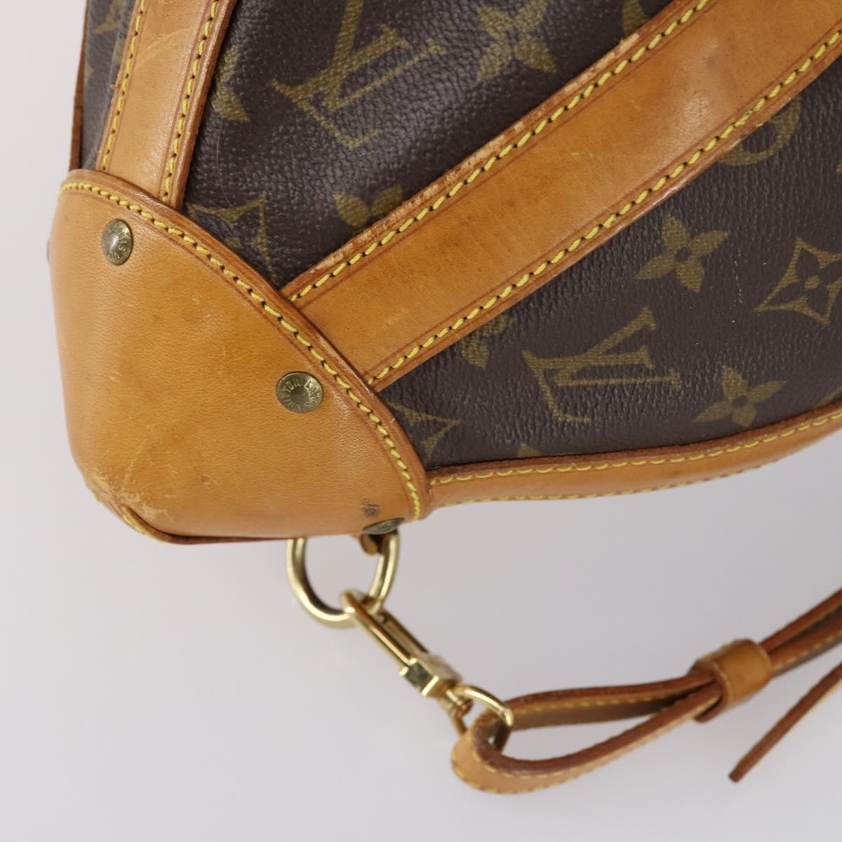 Louis Vuitton Romeo Gigli Handbag Monogram Canvas Brown Canvas Shoulder Bag