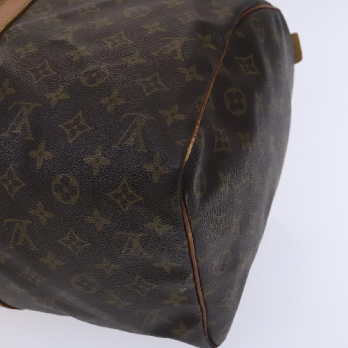 Louis Vuitton Keepall Bag Monogram Canvas Brown Canvas Travel Bag