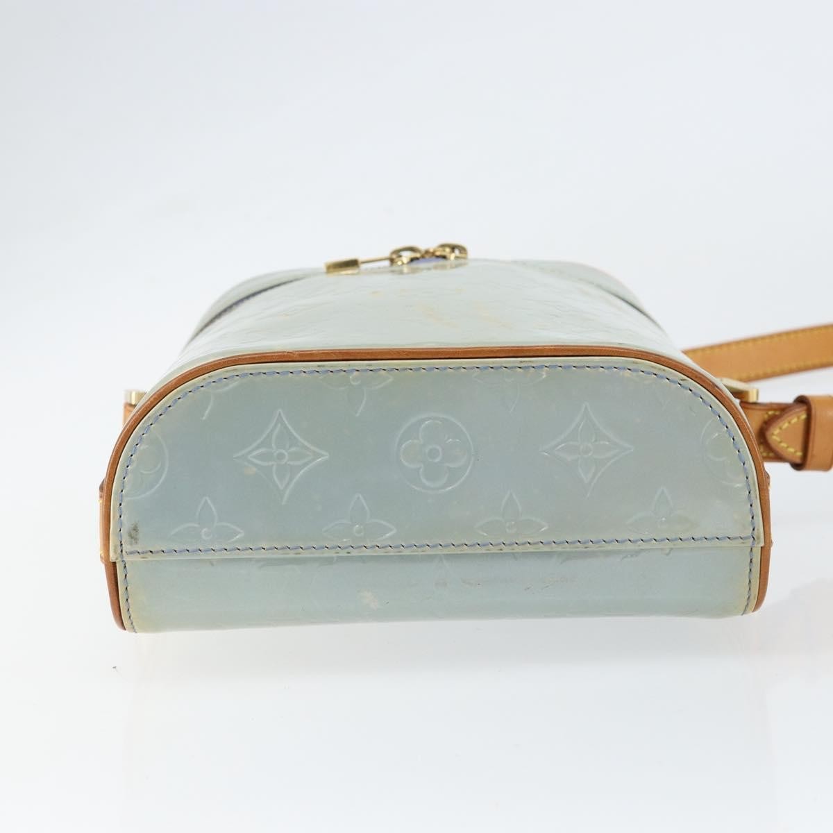 Louis Vuitton Sullivan Handbag Monogram Vernis Gray Patent_Leather Shoulder Bag