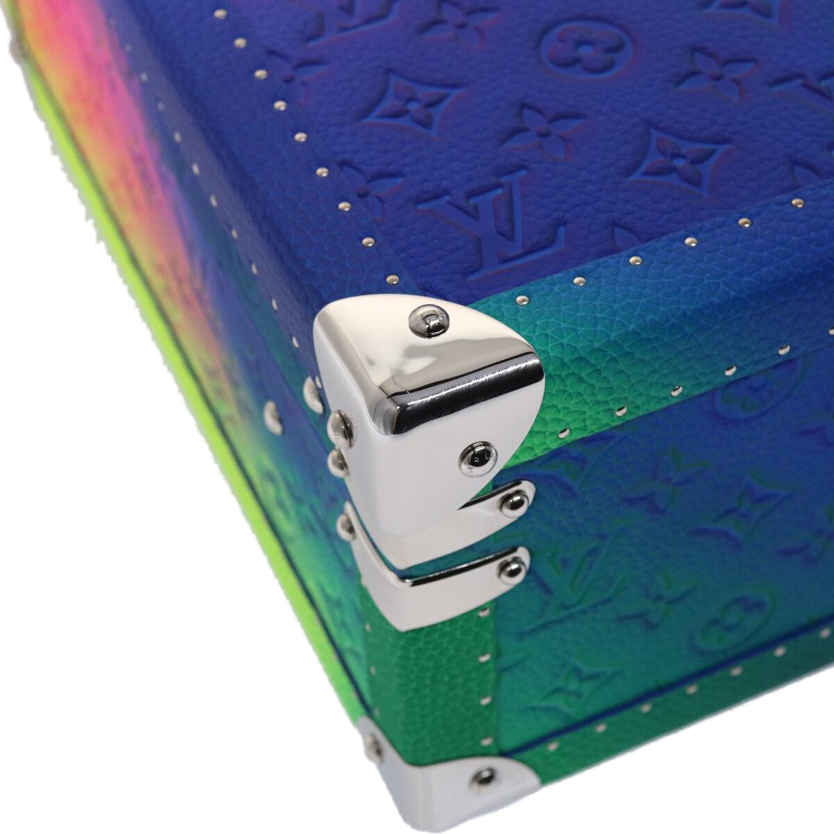 Louis Vuitton Cotteville Trunk Limited Edition Illusion Monogram Taurillon Leather Multicolour Pvc Bag
