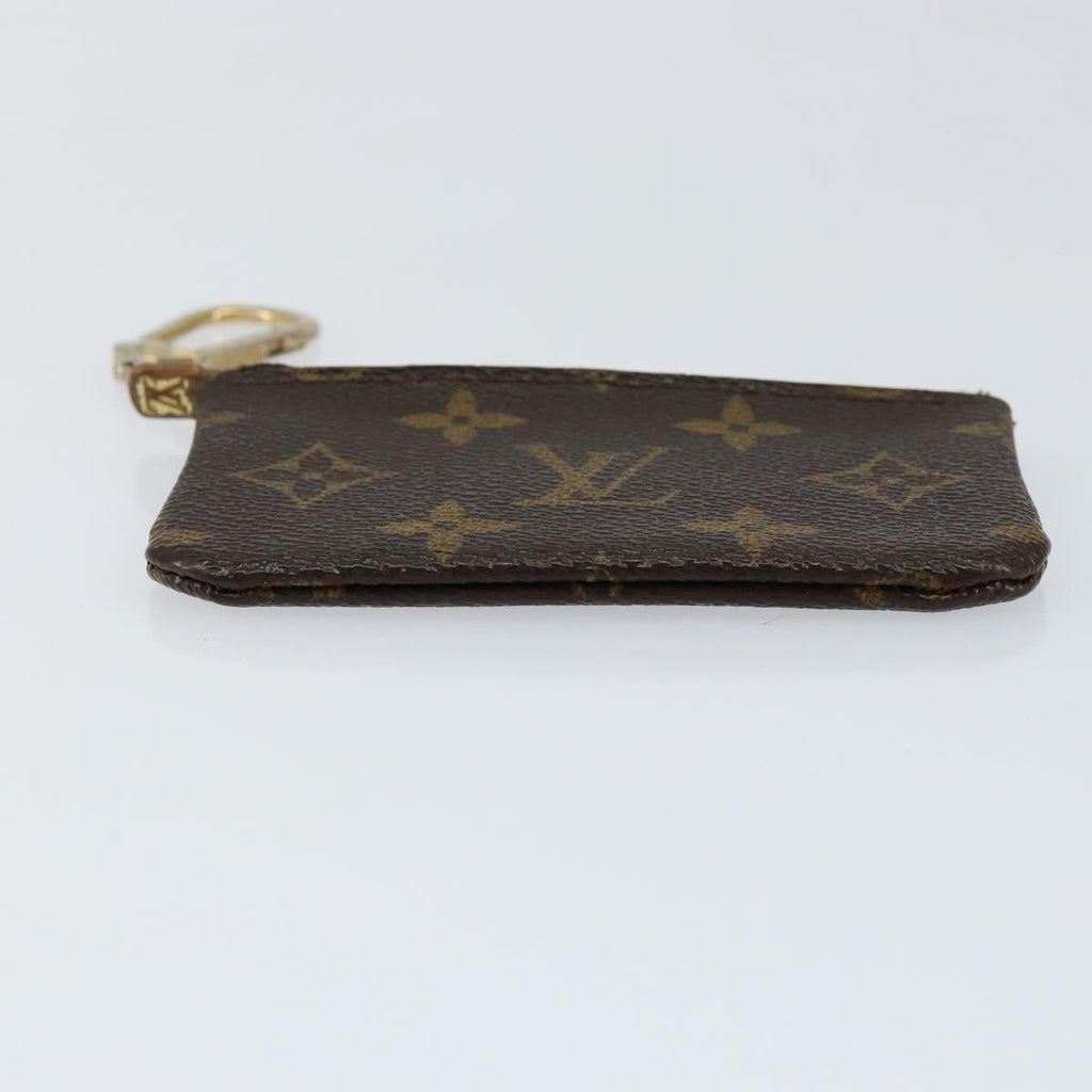 Louis Vuitton Pochette Clés Monogram Canvas Brown Canvas Wallets Accessory