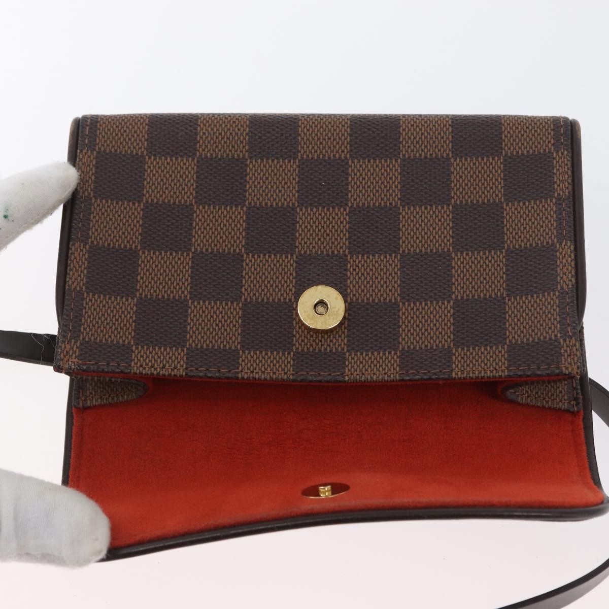 Louis Vuitton Florentine Waist Bag Monogram Canvas Brown Canvas Clutche & Pouche Bag