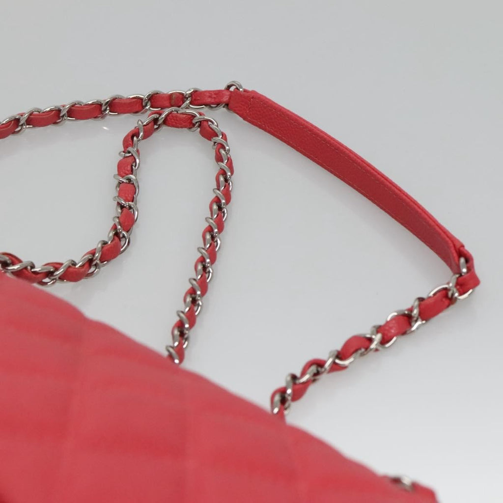 Chanel Flap Shoulder Bag Quilted Lambskin Pink Calfskin Shoulder Bag Bag