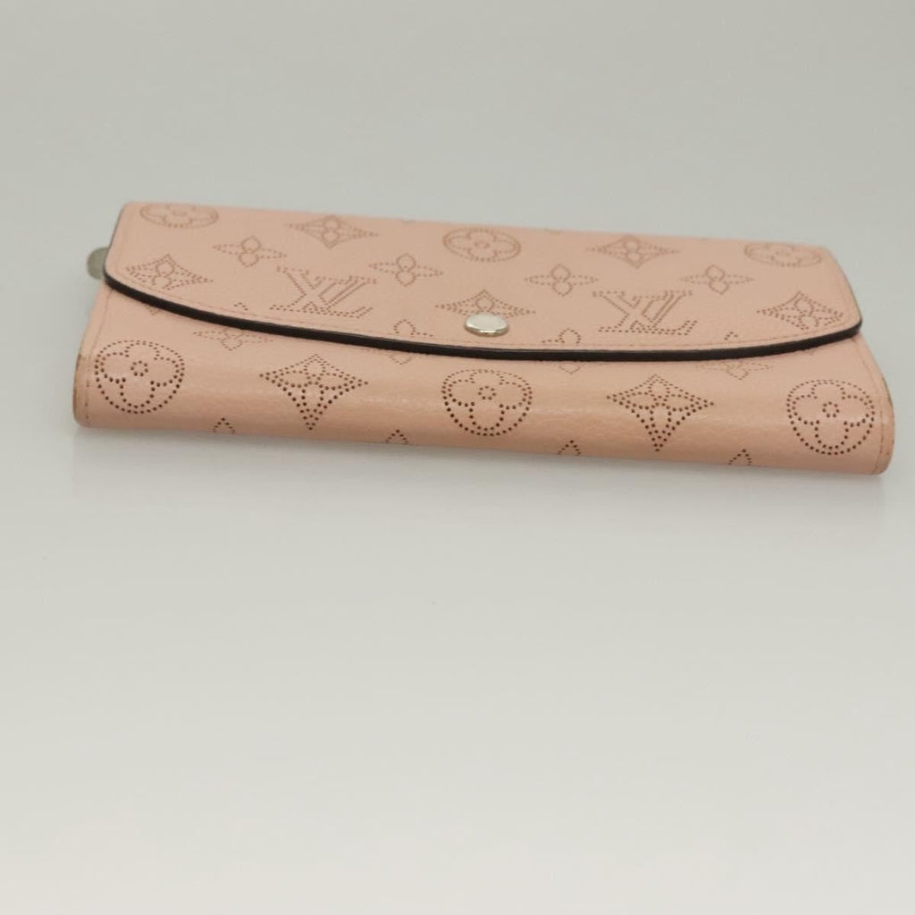 Louis Vuitton Iris Wallet Mahina Leather Pink Leather Wallets Accessory
