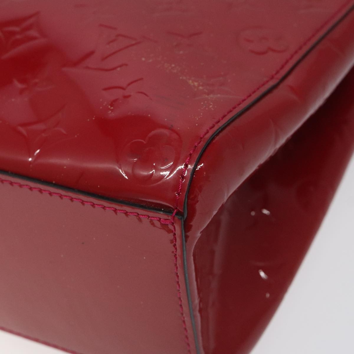 Louis Vuitton Catalina Handbag Monogram Vernis Pink Patent_Leather Bag