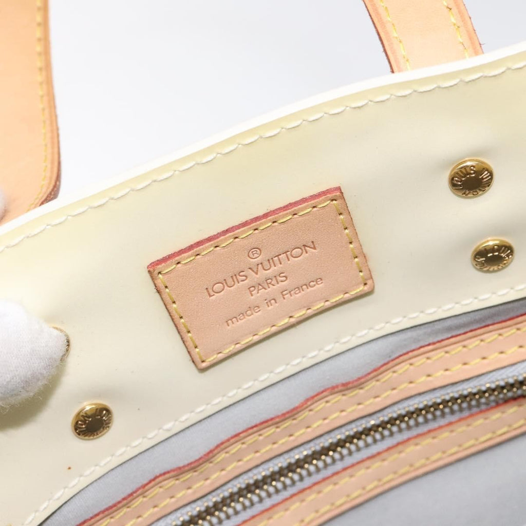 Louis Vuitton Reade Handbag Monogram Vernis Beige Patent_Leather Bag